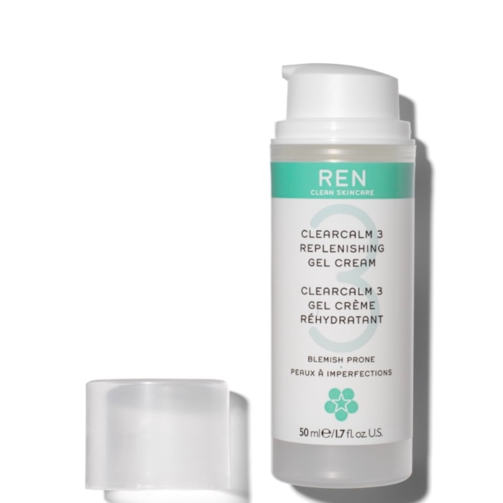 REN Clean Skincare Clearcalm Replenish Gel Cream 1.7 Original Formula NWOB